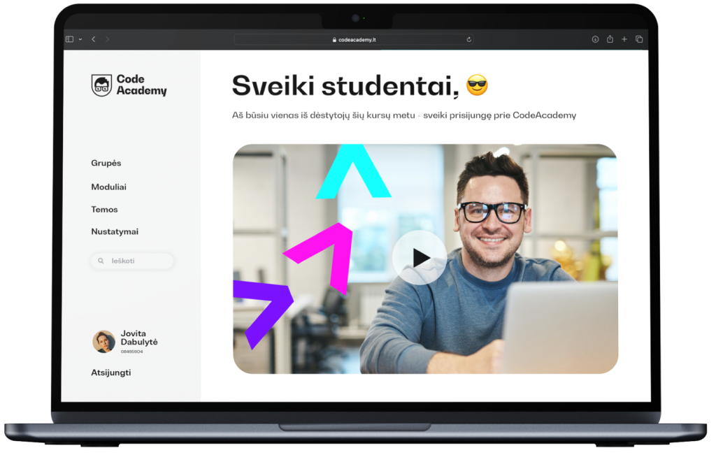  Dizaino kursai/mokymai UX/UI pradedančiųjų CodeAcademy.lt